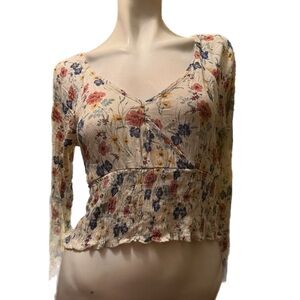 SELF E Multicolor Floral Women's Blouse